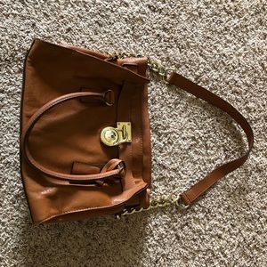 Michael Kors leather satchel w/ wallet
